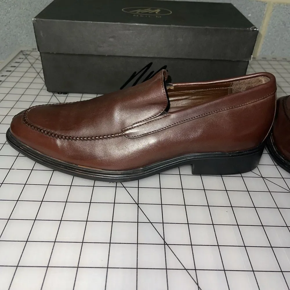 Neil M Men's Shoes 11 EEE‎ NM121517 Premier Slip On COGNAC Shoes EUC